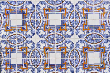Portugal, Lisbon, Alfama, ceramic tiles Azulejos on wall - MRF02263