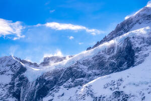 New Zealand, South Island, Scenic view of glacier - SMAF01555