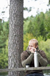 Thoughtful man resting - JOHF02451