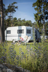 Mobilheim auf dem Campingplatz - JOHF02555