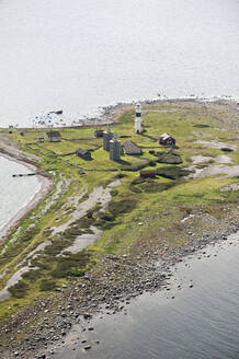 Lighthouse and buildings at sea - JOHF02950