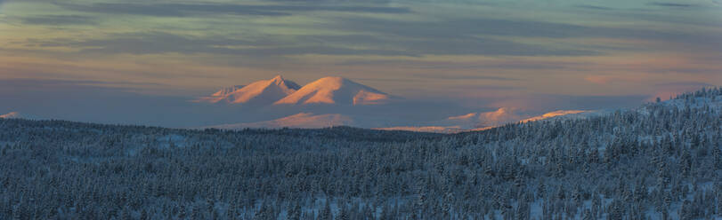Winter landscape at sunset - JOHF03090