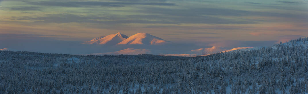 Winterlandschaft bei Sonnenuntergang - JOHF03090