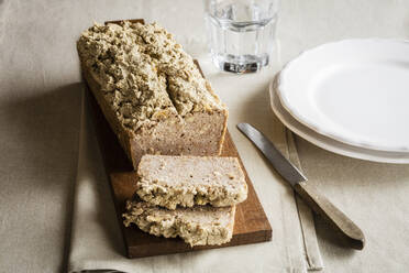 Loaf of home-baked gluten free buckwheat bread - EVGF03488