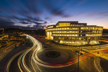 City traffic at dusk - JOHF04043