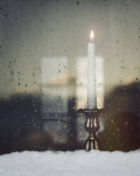 Candle in candlestick - JOHF04161