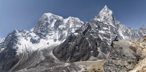 Ngozumba-Gletscher, Cho Oyu, Sagarmatha-Nationalpark, Everest Base Camp-Trek, Nepal - ALRF01529