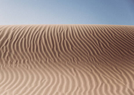 Ripples Sand auf einem Hügel in den Sanddünen in der Nähe von Yuma, AZ - CAVF65154