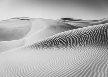 Black and white sand dunes on a sunny day in the desert near Yuma, AZ - CAVF65155