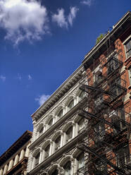 NYC, New York,/Vereinigte Staaten - Sept, 25, 2019: Blick auf die Straßen der Stadt im Stadtteil Tribeca in New York City - CAVF65425