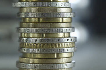 Stack of euro coins - ASF06515