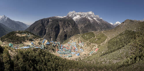 Nepal, Solo Khumbu, Everest Base Camp trek, Namche Bazaar - ALRF01587