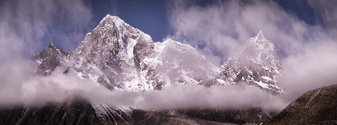 Berg Cholatse und Dhugla, , Himalaya, Solo Khumbu, Nepal - ALRF01610