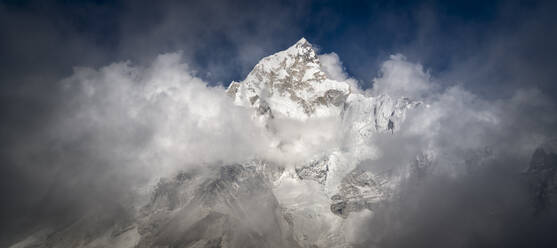 Nuptse und Kala Patthar, Himalaya, Solo Khumbu, Nepal - ALRF01623