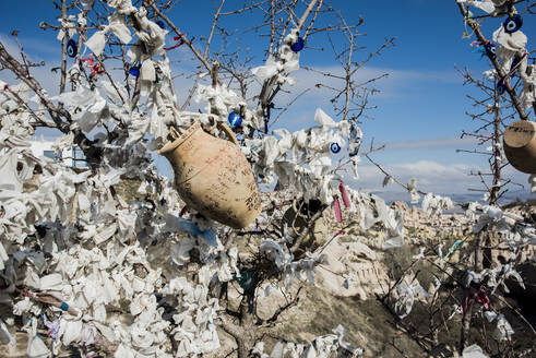 Baum des bösen Auges, Taubental, Göreme, Kappadokien, Türkei - ISF22456