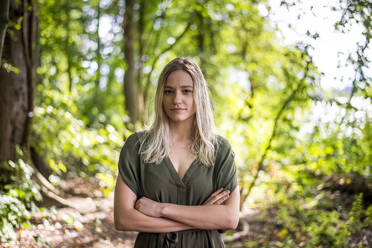 Portrait of a woman outdoors - BFRF02123