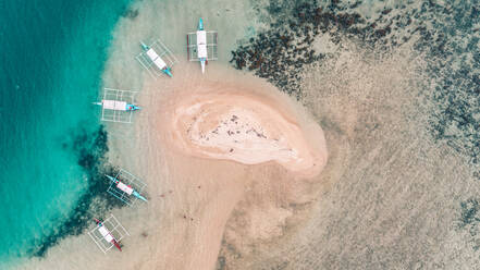 Luftaufnahme der Starfish Island auf den Philippinen, Insel Palawan, Asien. - AAEF04516