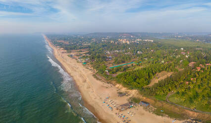 Luftaufnahme der Landschaft von Nord-Goa, Indien - AAEF04752