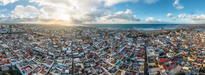 Panoramaluftaufnahme von Rabat, Marokko - AAEF04937