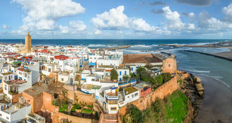 Panoramaluftaufnahme von Rabat, Marokko - AAEF04943