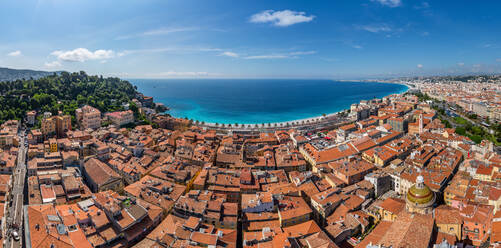 Panoramablick auf die Stadt Nizza, Frankreich - AAEF04980