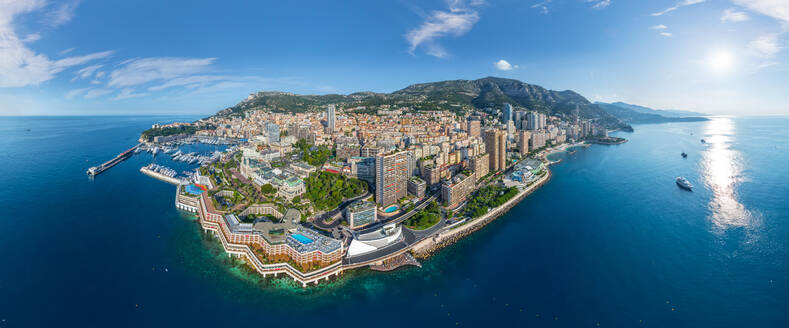 Panoramablick auf das Stadtbild von Monaco. - AAEF04982
