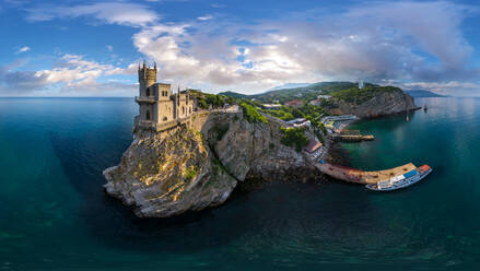 Panoramic aerial view of the Swallow's Nest, Crimea - AAEF05004