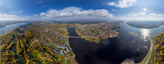 Panoramaluftaufnahme der Stadt Kostroma, Russland - AAEF05030