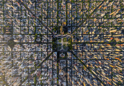 Luftaufnahme über La Plata, Buenos Aires, Argentinien - AAEF05047