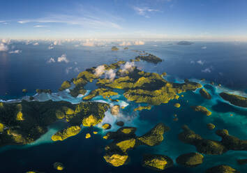 Aerial view of Wajag Island at Raja Ampat, Indonesia - AAEF05101