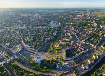 Luftaufnahme des Kaliningrader Stadtgebiets, Russland - AAEF05108