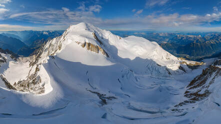 Panoramaluftaufnahme des Mont Blanc, Italien-Frankreich - AAEF05131