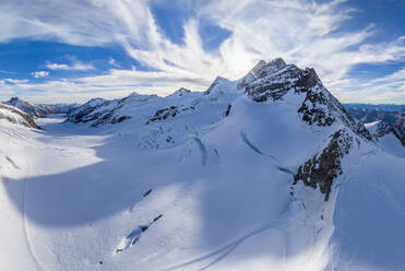 Luftaufnahme der Jungfrau-Bergkette, Schweiz - AAEF05157