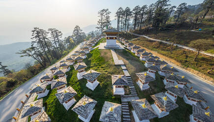 Luftaufnahme von Druk Wangyal Khangzang, Bhutan. - AAEF05169