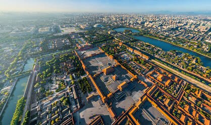 Luftaufnahme der Verbotenen Stadt, Peking, China. - AAEF05390