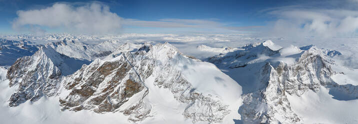 Aerial view of Eastern Alpes, Switzerland - AAEF05477