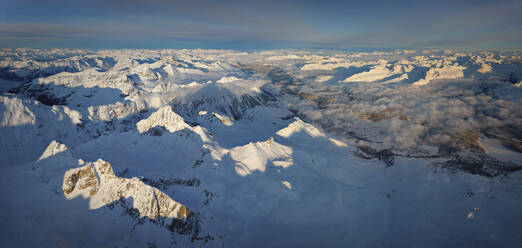 Aerial view of the Eastern Alpes, Switzerland - AAEF05478