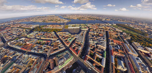 General aerial view of Saint Petersburg, Russia - AAEF05502