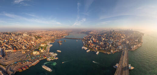 Panoramic aerial view of Istanbul, Turkey - AAEF05629