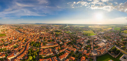 Panoramaluftaufnahme von Pisa, Toskana, Mittelitalien - AAEF05657