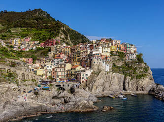 Manarola, Cinque Terre, UNESCO-Weltkulturerbe, Ligurien, Italien, Europa - RHPLF12371