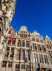 Häuser am Grand Place, UNESCO-Weltkulturerbe, Brüssel, Belgien, Europa - RHPLF12384