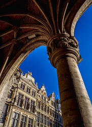 Häuser am Grand Place, UNESCO-Weltkulturerbe, Brüssel, Belgien, Europa - RHPLF12385