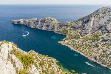 Calanques-Nationalpark, Bouches du Rhone, Provence Alpes Cote d'Azur, Côte d'Azur, Frankreich, Mittelmeer, Europa - RHPLF12401