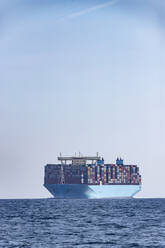 Container ship, Strait of Gibraltar, Tarifa, Spain - KBF00616