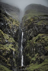 Waterfall, Faroe Islands, Denmark, Atlantic, Europe - RHPLF12480