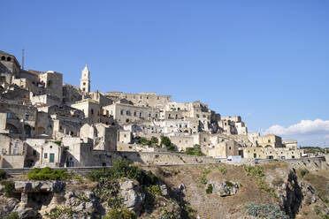 Italien, Basilikata, Matera, Blick auf die Altstadt - HLF01171