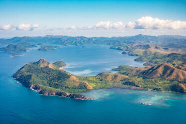 Aerial view of Busuanga Island, Philippines - CAVF66334