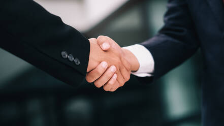 Businessmans handshake after good deal. - CAVF67596