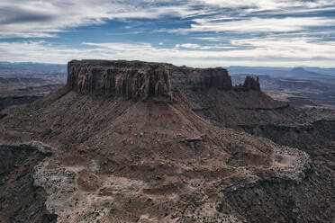 Aussicht auf Felsformationen in Moab gegen den Himmel - CAVF68015